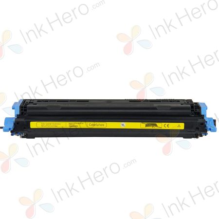 HP 124A (Q6002A) toner compatible jaune (Ink Hero)