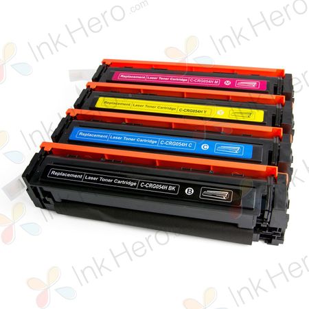 Pack de 4 Canon 054H toner compatibles haute capacité (Ink Hero)